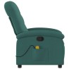 Fauteuil inclinable de massage vert foncé tissu 580759580759
