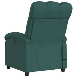 Fauteuil inclinable de massage vert foncé tissu 580759580759