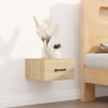 Table de chevet murale Chêne sonoma 35x35x20 cm 580760580760