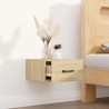 Table de chevet murale Chêne sonoma 35x35x20 cm 580760580760