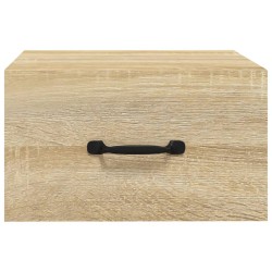 Table de chevet murale Chêne sonoma 35x35x20 cm 580760580760