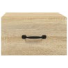 Table de chevet murale Chêne sonoma 35x35x20 cm 580760580760