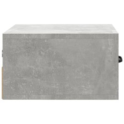 Table de chevet murale Gris béton 35x35x20 cm 580761580761