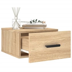 Table de chevet murale chêne sonoma 35x35x20 cm 580764580764