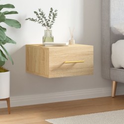 Table de chevet murale chêne sonoma 35x35x20 cm 580765580765