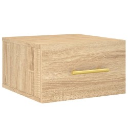 Table de chevet murale chêne sonoma 35x35x20 cm 580765580765