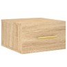 Table de chevet murale chêne sonoma 35x35x20 cm 580765580765