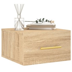 Table de chevet murale chêne sonoma 35x35x20 cm 580765580765