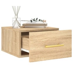Table de chevet murale chêne sonoma 35x35x20 cm 580765580765
