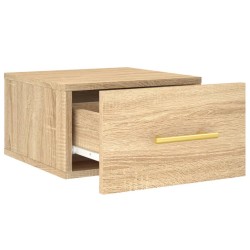 Table de chevet murale chêne sonoma 35x35x20 cm 580765580765