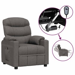 Fauteuil inclinable électrique Gris foncé Tissu 580766580766
