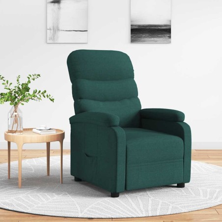 Fauteuil inclinable Vert foncé Tissu 580770580770