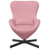 Fauteuil œuf Rose 63 x 73 x 90 cm Velours 580771580771