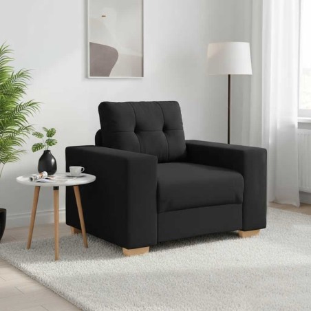 Fauteuil Noir 100x78x80 cm Tissu 580772580772