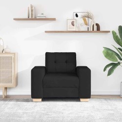 Fauteuil Noir 100x78x80 cm Tissu 580772580772