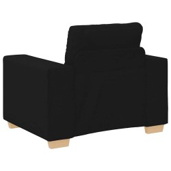 Fauteuil Noir 100x78x80 cm Tissu 580772580772