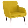 Fauteuil Jaune 63x76x80 cm Velours 580775580775