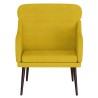 Fauteuil Jaune 63x76x80 cm Velours 580775580775