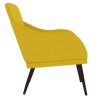 Fauteuil Jaune 63x76x80 cm Velours 580775580775