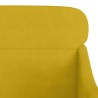 Fauteuil Jaune 63x76x80 cm Velours 580775580775