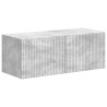 Ensemble meuble TV 4 pcs Gris béton Bois d'ingénierie 580777580777