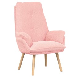 fauteuil Rose 69 x 74 x 93 cm Tissu Sherpa 580783580783