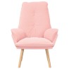 fauteuil Rose 69 x 74 x 93 cm Tissu Sherpa 580783580783