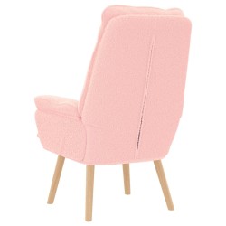 fauteuil Rose 69 x 74 x 93 cm Tissu Sherpa 580783580783