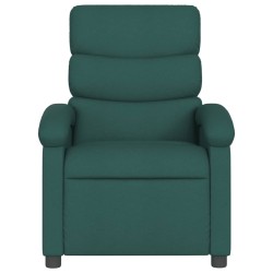 Fauteuil inclinable vert foncé tissu 580784580784