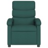 Fauteuil inclinable vert foncé tissu 580784580784
