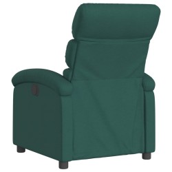 Fauteuil inclinable vert foncé tissu 580784580784