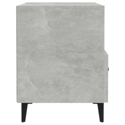 Table de chevet Gris béton Bois d'ingénierie 580788580788