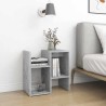 Table de chevet gris béton 50x30x51,5 cm bois d'ingénierie 580789580789