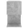 Table de chevet gris béton 50x30x51,5 cm bois d'ingénierie 580789580789