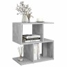 Table de chevet gris béton 50x30x51,5 cm bois d'ingénierie 580789580789