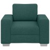 Fauteuil Vert foncé 100 cm tissu 580791580791