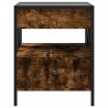 Table basse avec LED Infinity chêne fumé 40x40x51 cm 580792580792