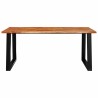 Table à manger 180x90x75 cm bois d'acacia solide à bord vif 580793580793