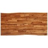 Table à manger 180x90x75 cm bois d'acacia solide à bord vif 580793580793