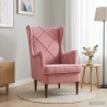 Fauteuil Rose Velours 580794580794