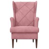 Fauteuil Rose Velours 580794580794
