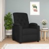 Fauteuil inclinable Noir Tissu 580796580796