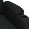 Fauteuil inclinable Noir Tissu 580796580796
