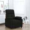 Fauteuil inclinable Noir Tissu 580797580797