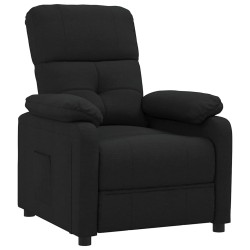 Fauteuil inclinable Noir Tissu 580797580797