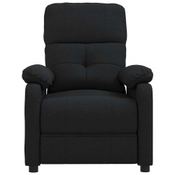 Fauteuil inclinable Noir Tissu 580797580797