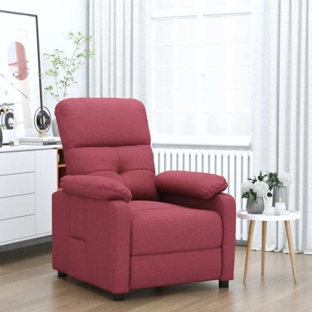 Fauteuil inclinable Rouge bordeaux Tissu 580798580798