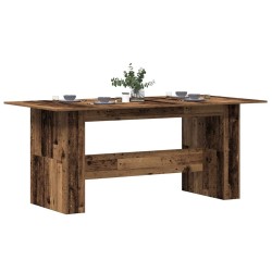 Table à manger vieux bois 180x90x76 cm bois d'ingénierie 580799580799