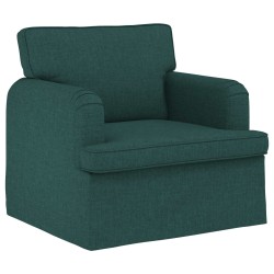 Ensemble de Canapés 2 pcs Vert foncé 144 x 80 x 85 cm tissu 580801580801
