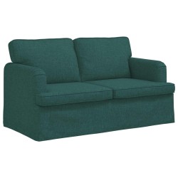 Ensemble de Canapés 2 pcs Vert foncé 144 x 80 x 85 cm tissu 580801580801